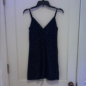 Brandy Melville Navy Blue Floral Dress